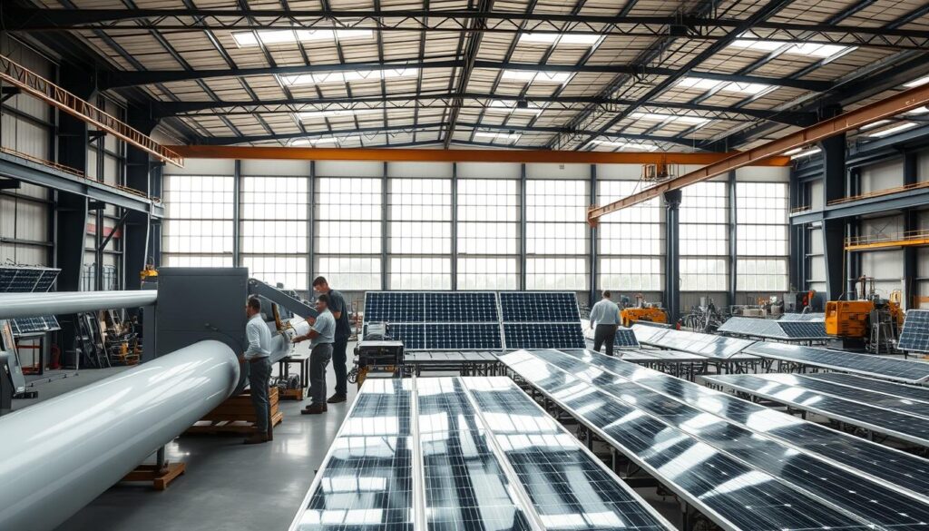 renewable energy steel fabrication